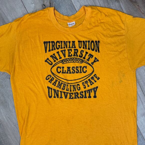 Vintage Virginia Union vs Grambling State HBCU Football Classic Shirt Size XL - Picture 2 of 4